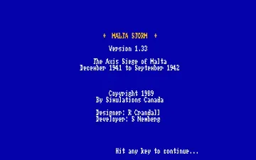 Malta Storm-Amiga